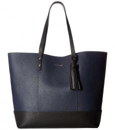 Cole Haan Blazer Blue/Black Bayleen Large Tote