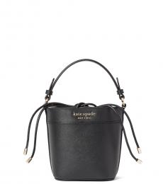 Kate Spade Black Cameron Monotone Mini Bucket Bag