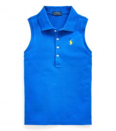 Ralph Lauren Little Girls Cruise Royal Mesh Polo
