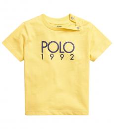 Ralph Lauren Baby Boys Fall Yellow Logo T-Shirt