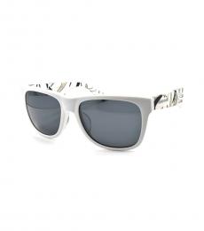 White-Grey Square Sunglasses