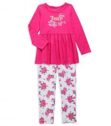 Juicy Couture 2 Piece Top/Leggings Set (Little Girls)