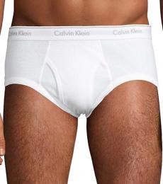 Calvin Klein White 4-Pack Cotton Briefs