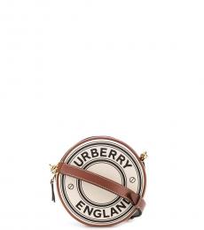Burberry Beige Round Louise Mini Crossbody Bag