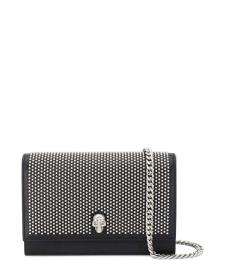 Alexander McQueen Black Skull Mini Crossbody Bag