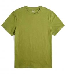 Olive Washed jersey tee