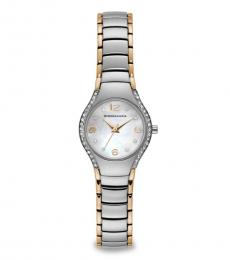 BCBGMaxazria Silver Classic Crystal Watch