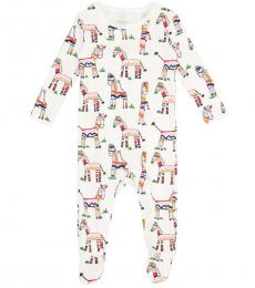 Stella McCartney Baby Girls Multicolor Overall Printed Romper