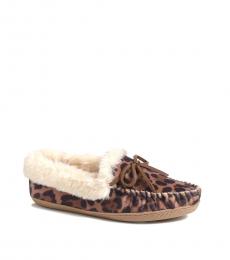 J.Crew Leopard Print Fur Loafers
