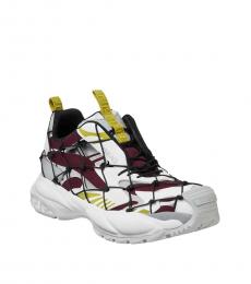 Versace Multi Color Lace Up Sneakers