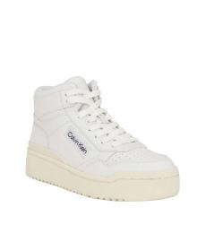 Calvin Klein White Arezi High Top Sneakers