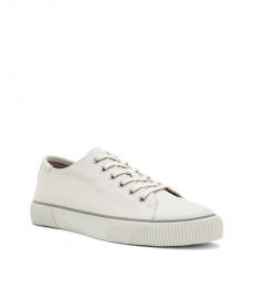 AllSaints White Dillon Low Top Sneakers