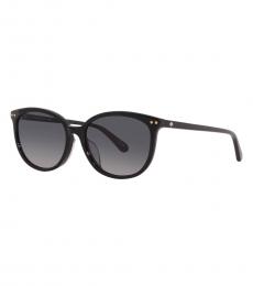 Kate Spade Black Shaded Round Sunglasses