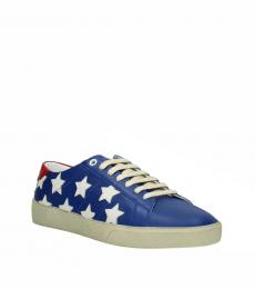 Blue Stars Embellished Sneakers