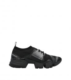 Givenchy Black Jaw Signature Print Sneakers