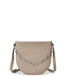 ralph lauren taupe bag