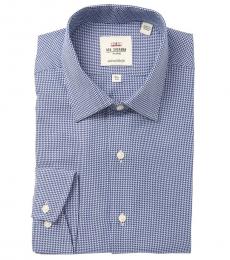 Ben Sherman Blue Tailored Slim Fit Dress Shirt