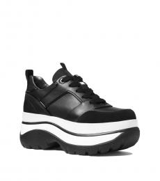 Michael Kors Black Felicia Platform Sneakers