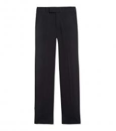 Calvin Klein Boys Black Slim Fit Stretch Suit Pants