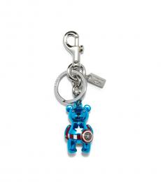 Blue Marvel Bear Key Charm