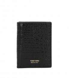 Black Textured Wallet