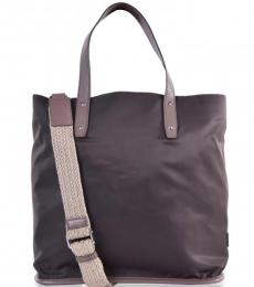 Dolce & Gabbana Brown Shopper Logo Large Tote