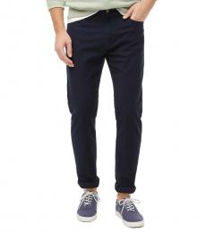 Navy Blue Slim-Fit Comfort Jeans