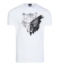 White Graphic Printed T-Shirt