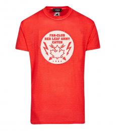 Orange Front Logo T-Shirt