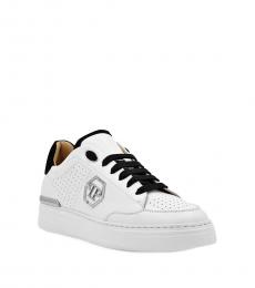 Philipp Plein White Logo Sneakers