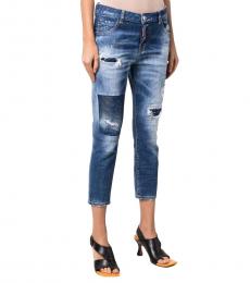 Dsquared2 Blue Ripped  Jeans