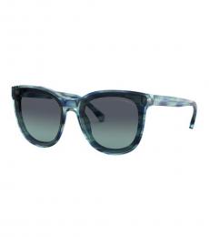 Emporio Armani Blue Modish Edgy Sunglasses