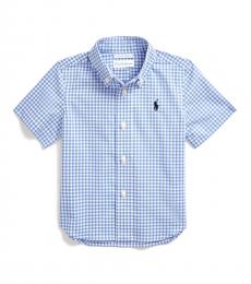 Ralph Lauren Baby Boys Blue Multi Gingham Shirt