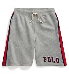 Ralph Lauren Boys Andover Heather French Terry Shorts