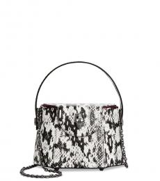 Betsey Johnson White Vintage Vibes Box Small Shoulder Bag