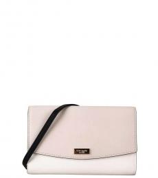 Kate Spade White/Pink Winni Mini Crossbody Bag