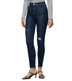 True Religion Blue Valley Caia Ultra High Rise Super Skinny Jeans