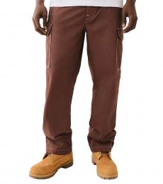 True Religion Brown Baggy Cargo Pant