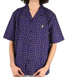 Diesel Dark Purple Allover Print Friday Shirt