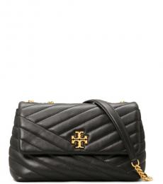 Tory Burch Black Kira Chevron Small Shoulder Bag