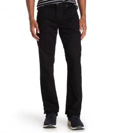 True Religion Black Ricky Relaxed Straight Leg Jeanss