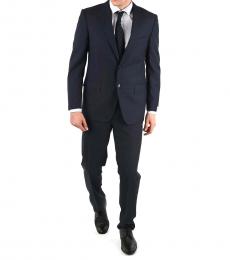 Corneliani Blue Side Vents Drop  2-Button Suit