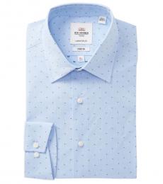 Ben Sherman Blue Tailored Slim Fit Dress Shirt