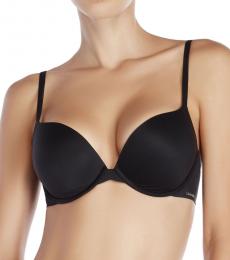 Calvin Klein Black Perfectly Fit Push-Up Plunge Bra