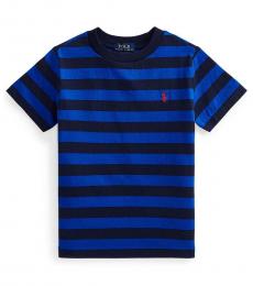 Ralph Lauren Little Boys Sapphire Navy Jersey T-Shirt