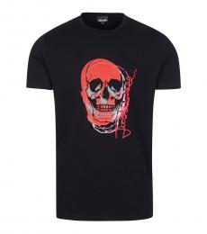 Black Graphic Printed T-Shirt