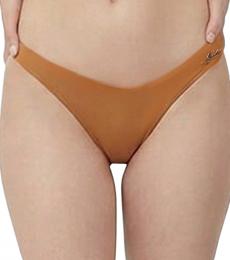 Karl Lagerfeld Brown Logo Bikini Bottom