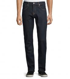 7 For All Mankind Rinse Textured Straight-Fit Jeans