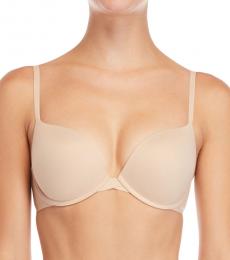 Calvin Klein Beige Perfectly Fit Push-Up Plunge Bra
