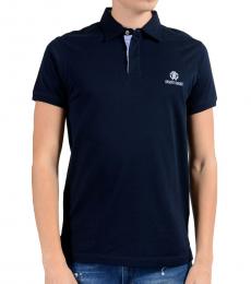 Roberto Cavalli Navy Blue Short Sleeve Polo